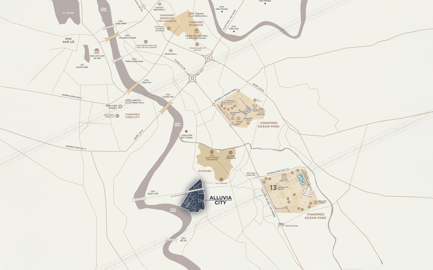 Vị trí Alluvia City