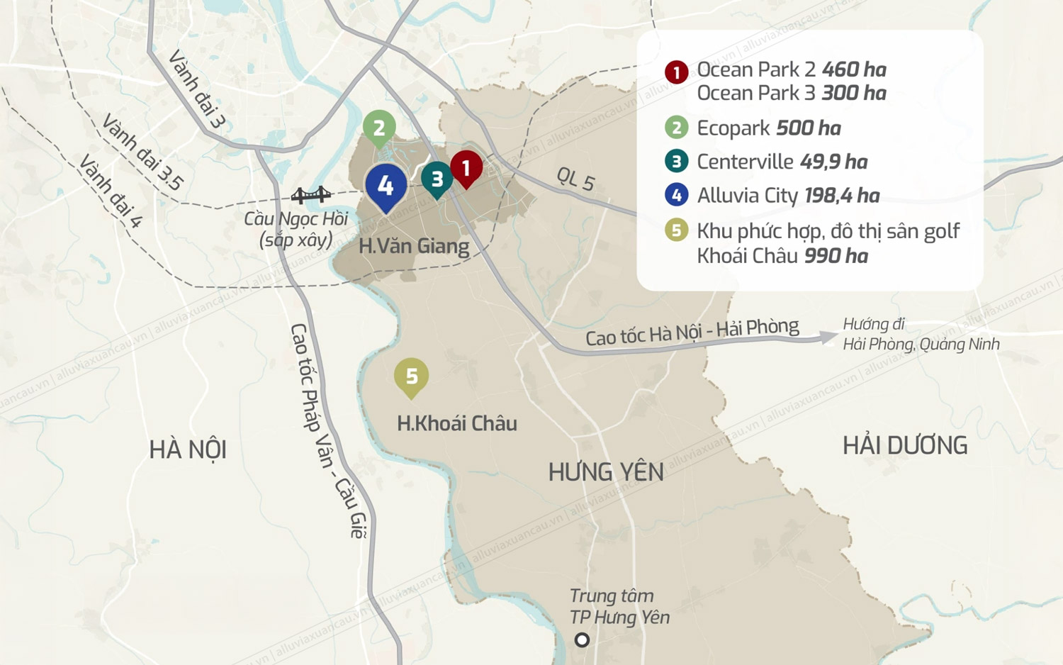 Vị trí Alluvia City
