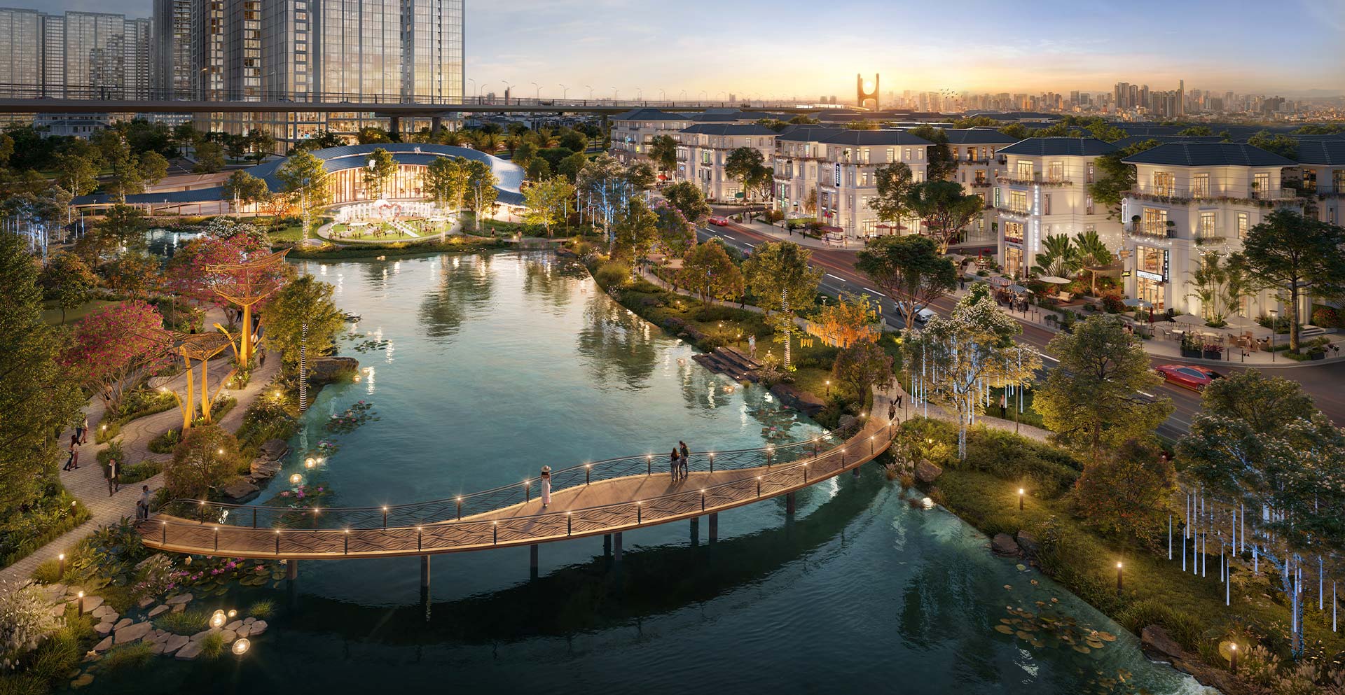 Cau vong canh Alluvia City