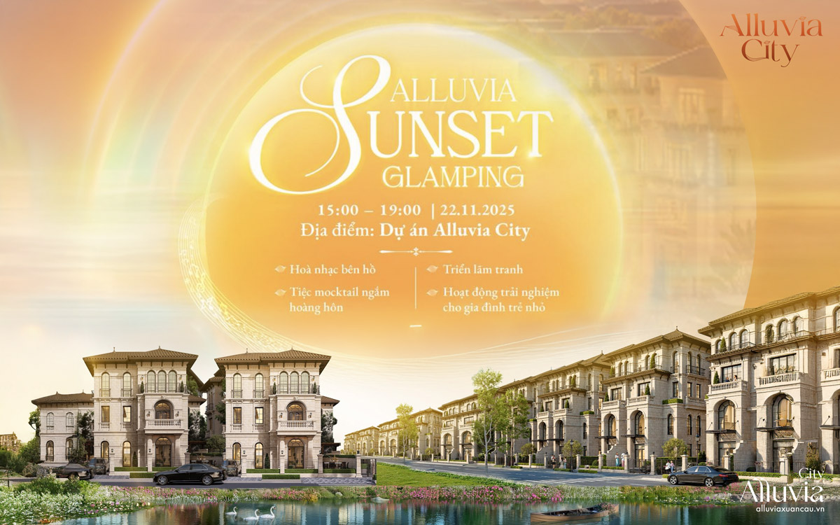 Su kien Alluvia Sunset Glamping