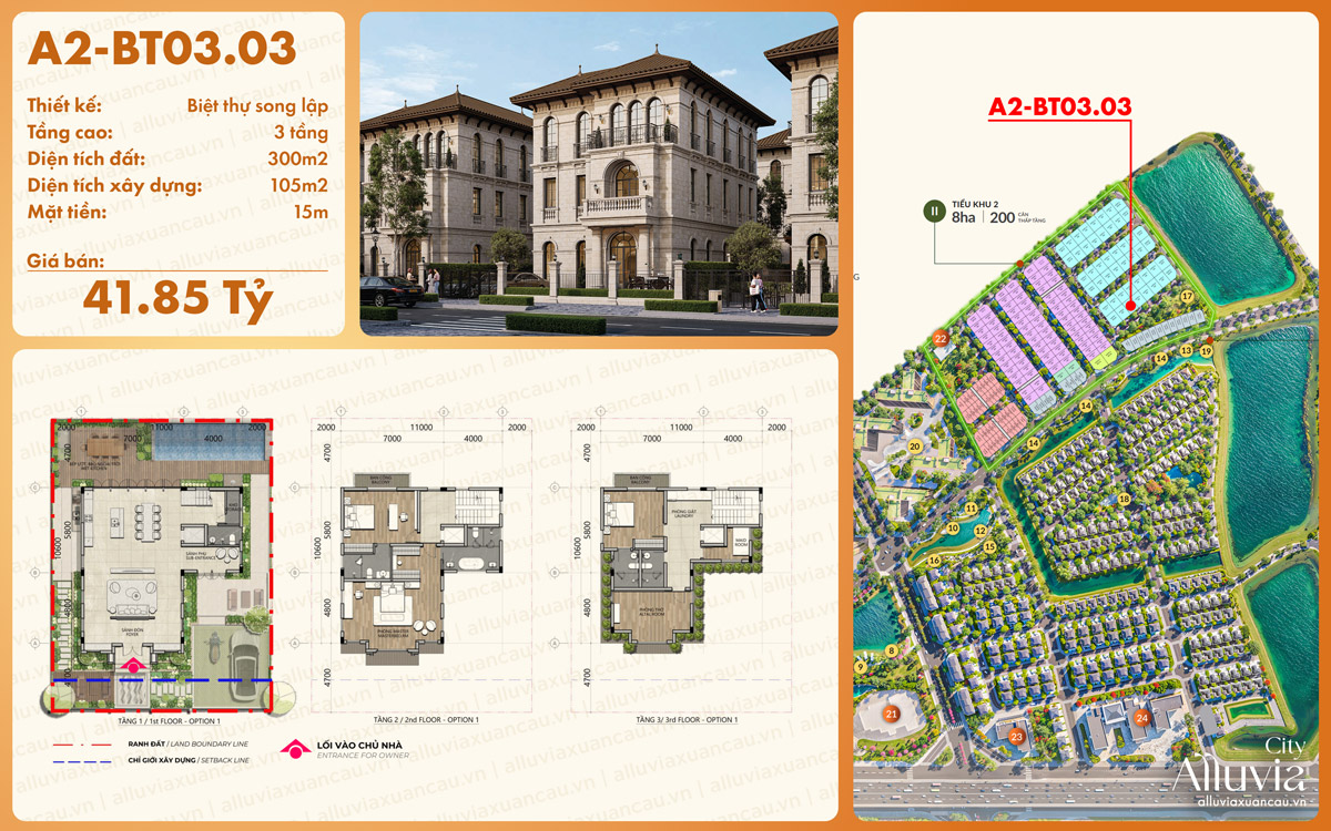 Bán biệt thự Alluvia City